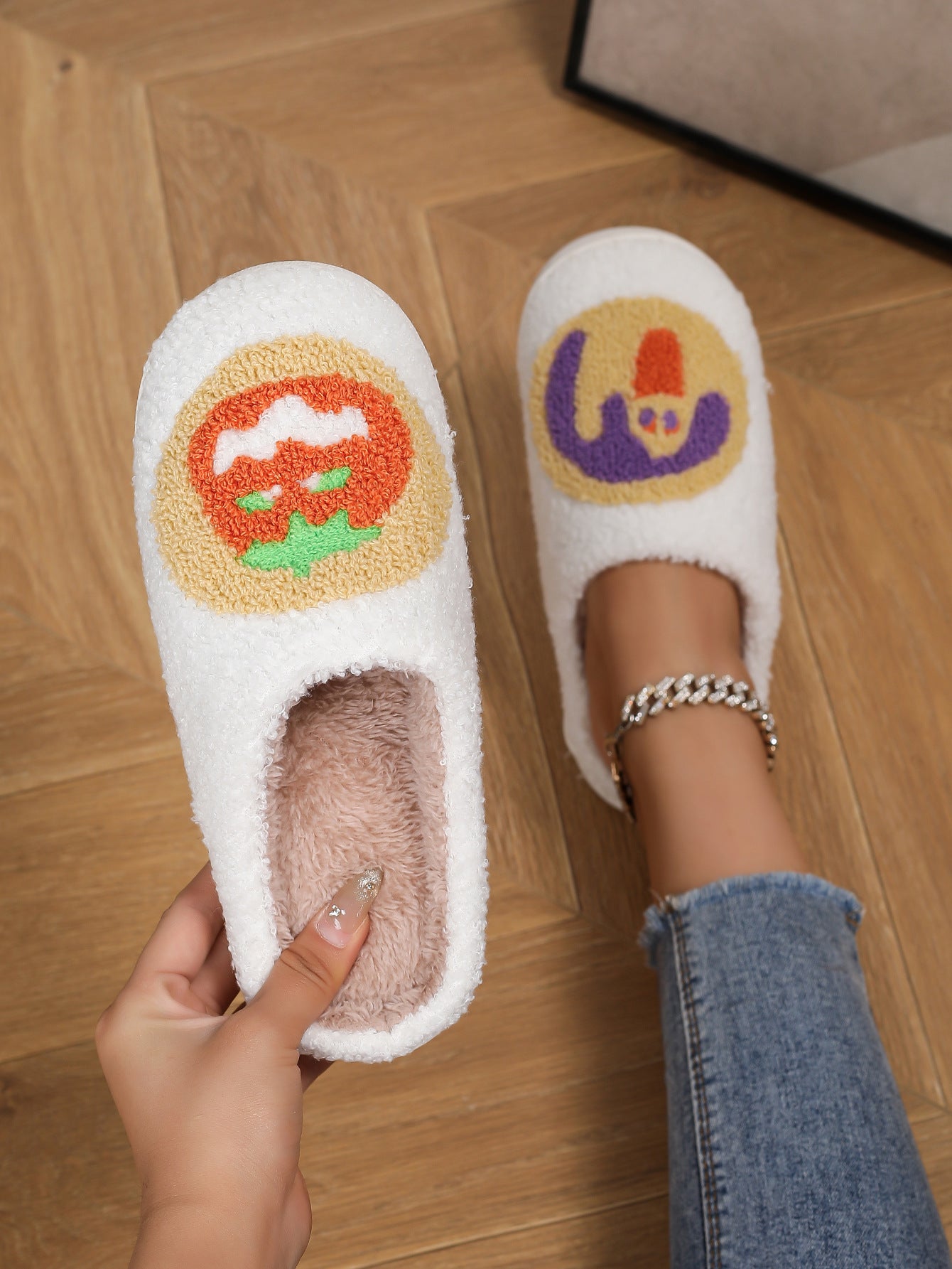 Halloween Warm Indoor Non Slip Cotton Slippers