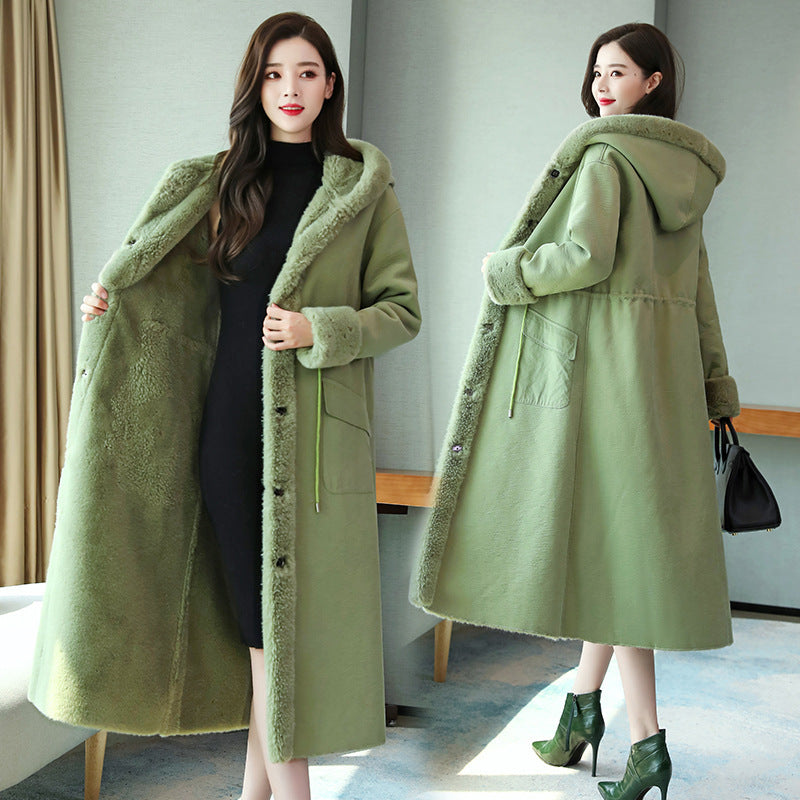 Winter Cotton-padded Jacket Fur Coat Women